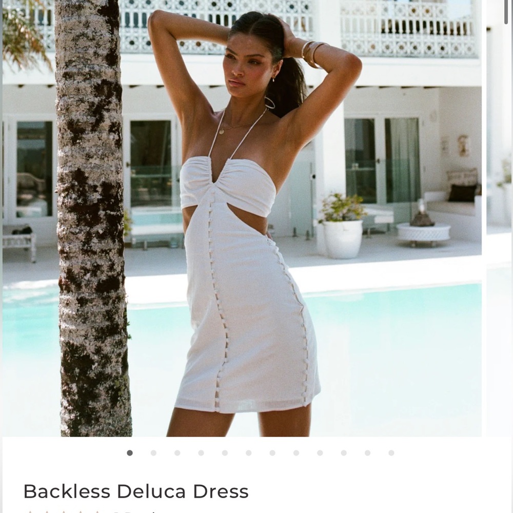 Never worn white dress
